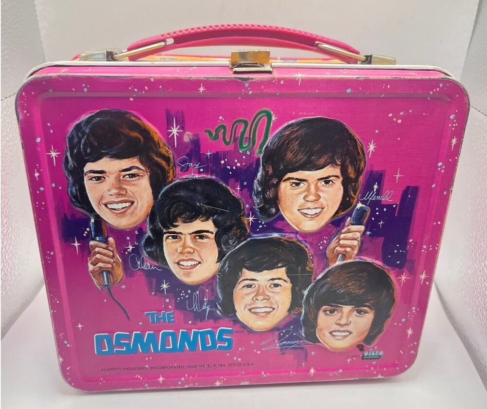 Vintage 1973 Aladdin "THE OSMONDS" Lunchbox No Thermos